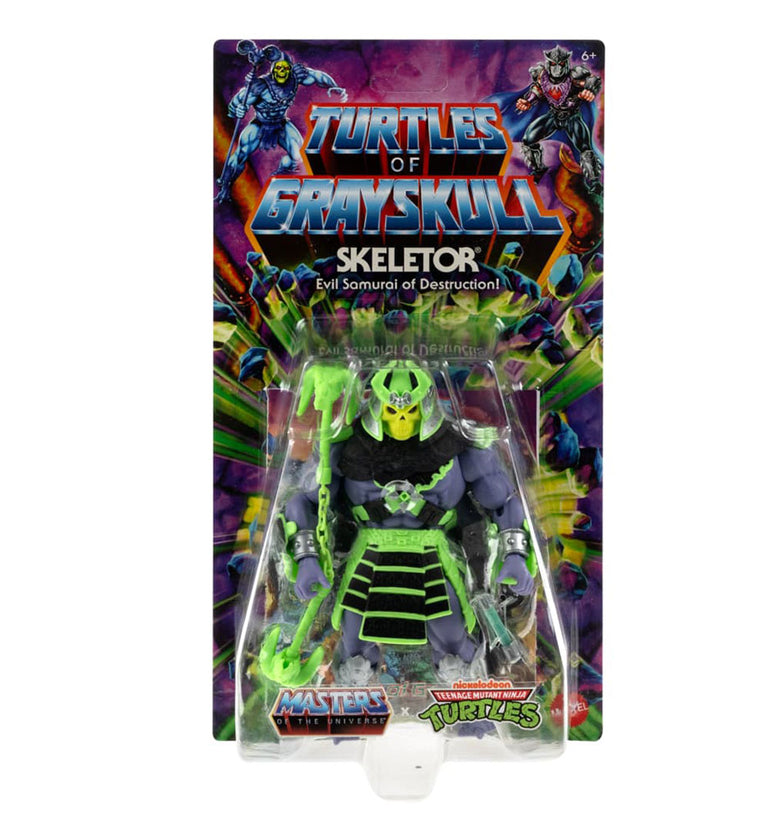 Masters of the Universe Turtles of Grayskull Skeletor de 5.5