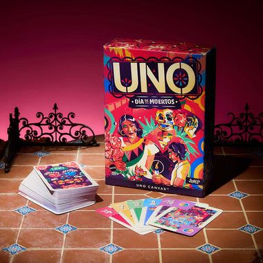 UNO Canvas Día de Muertos Card Game HYH47
