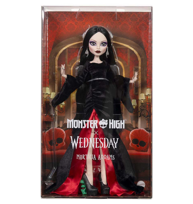 Monster High Skullector x Wednesday Morticia Addams Doll – Edición de Colección