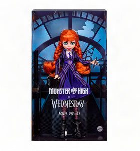 Mattel Monster High x Wednesday: Muñeca Coleccionable Agnes DeMille - Edad 4+