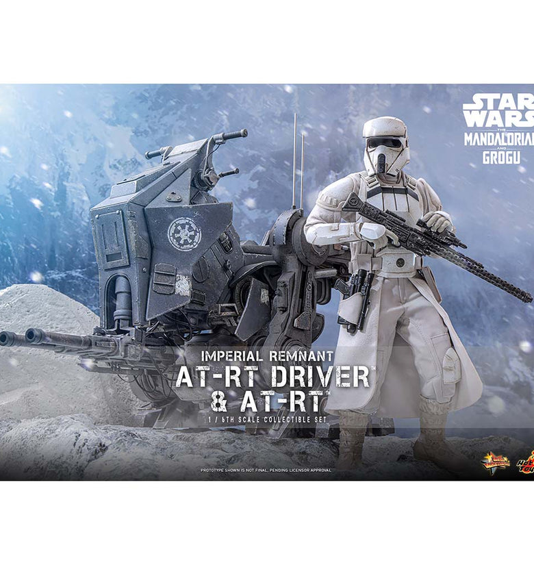 Imperial Remnant AT-RT Driver™ and AT-RT™ Sixth Scale Figure Set by Hot Toys