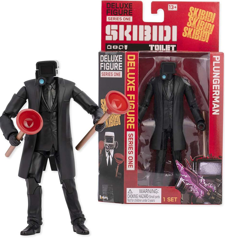 SKIBIDI Toilet Deluxe Figure Series One Plungerman 185906