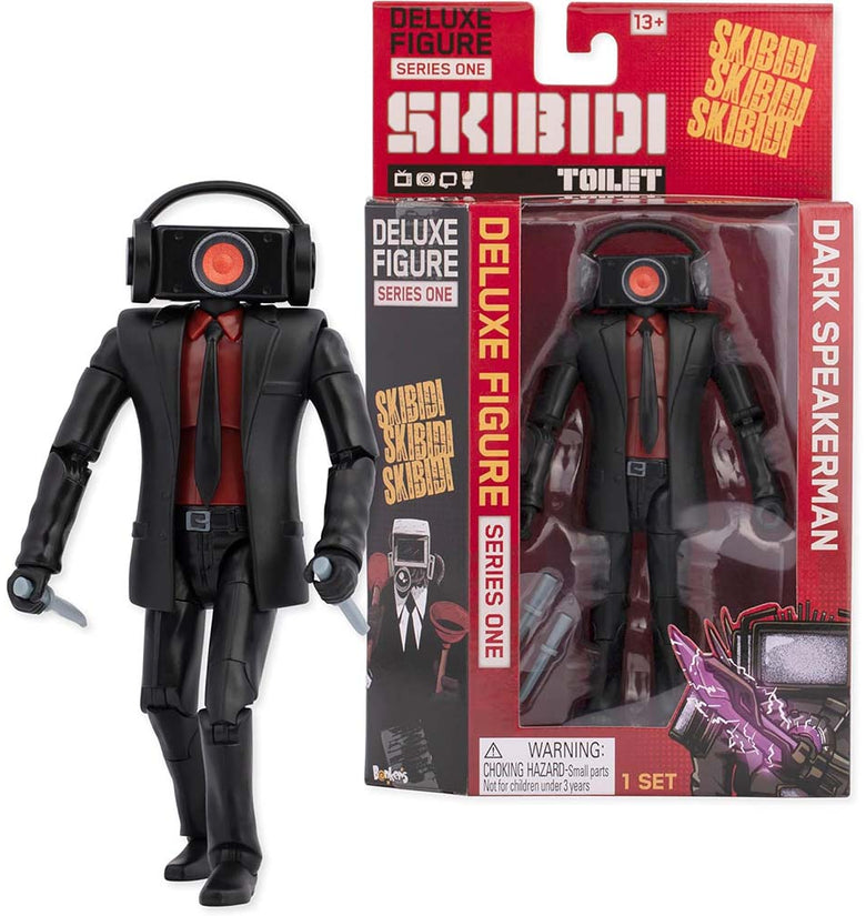 SKIBIDI Toilet Deluxe Figure Series One Dark Speakerman 185906