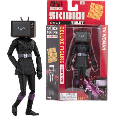 SKIBIDI Toilet Deluxe Figure Series One TV Woman 185906