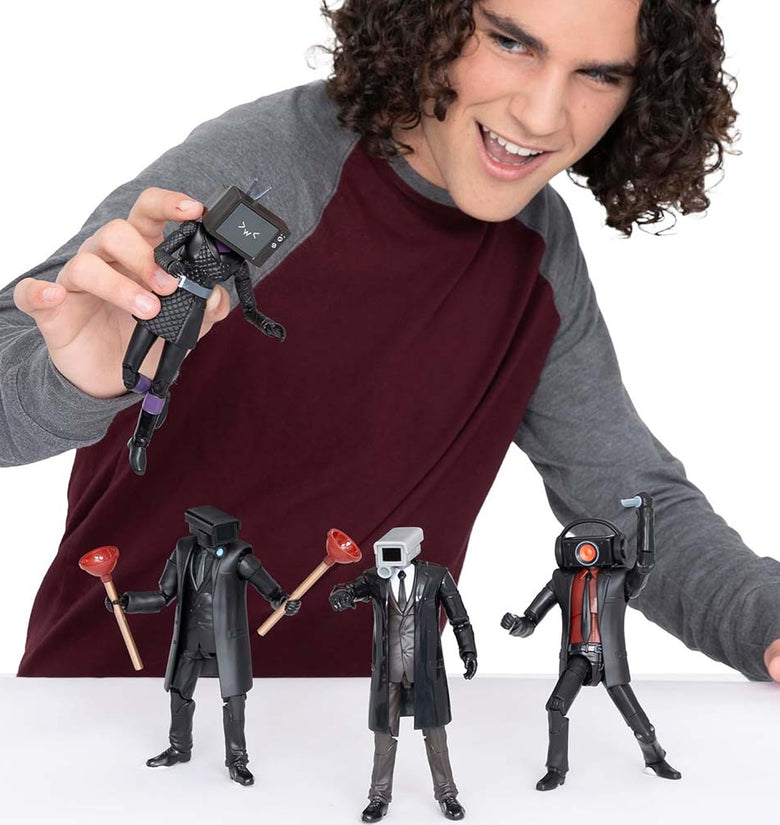 SKIBIDI Toilet Deluxe Figure Series One TV Woman 185906 ...