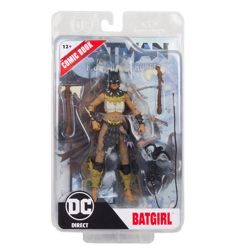 MCFARLANE DC DIRECT 7IN WITH COMIC - BATMAN WV4 - BATGIRL 6069722
