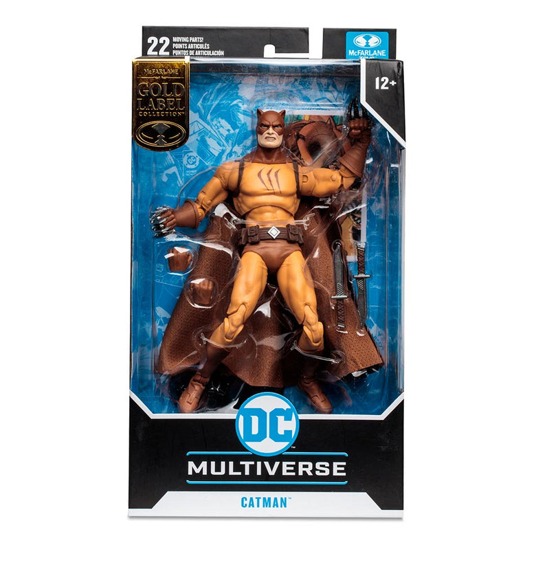 DC Multiverse Catman (Villanos Unidos) Gold Label 7in Figura de acción McFarlane Toys 17036