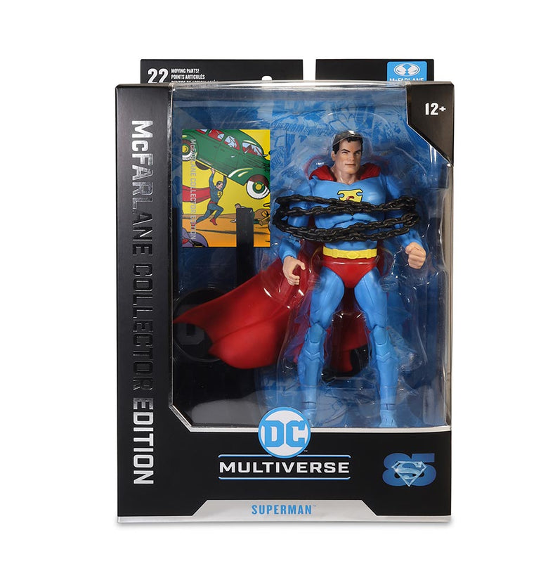 DC Multiverse Superman (Action Comics #1) Figura de 7 pulgadas Edición de coleccionista de McFarlane 17009