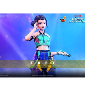 KPop Demon Hunters Zoey Sixth Scale Figure by Hot Toys