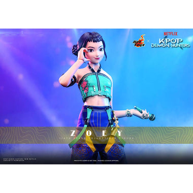 KPop Demon Hunters Zoey Sixth Scale Figure by Hot Toys