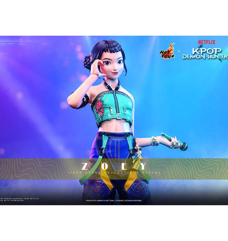 KPop Demon Hunters Zoey Sixth Scale Figure by Hot Toys