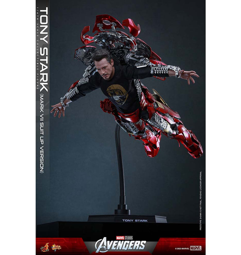 Tony Stark (Mark VII Suit-Up Version) Sixth Scale Figure by Hot Toys