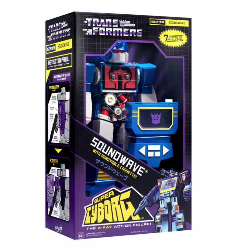 Super 7 - Transformers Super Cyborg - Soundwave
