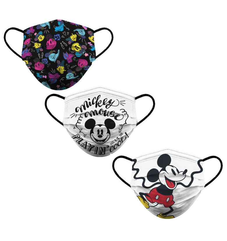 Cubre Bocas 3 Pack - Disney Mickey Mouse (Adulto)