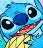 Frazadas - Stitch en la Playa