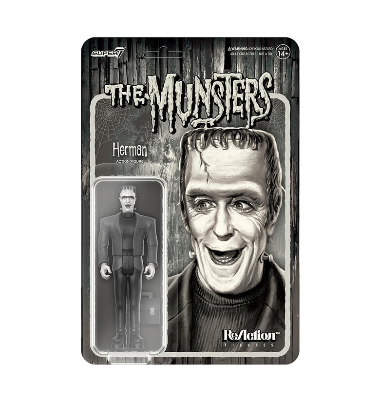 Super 7 - The Munsters - Herman Munster (Grayscale)
