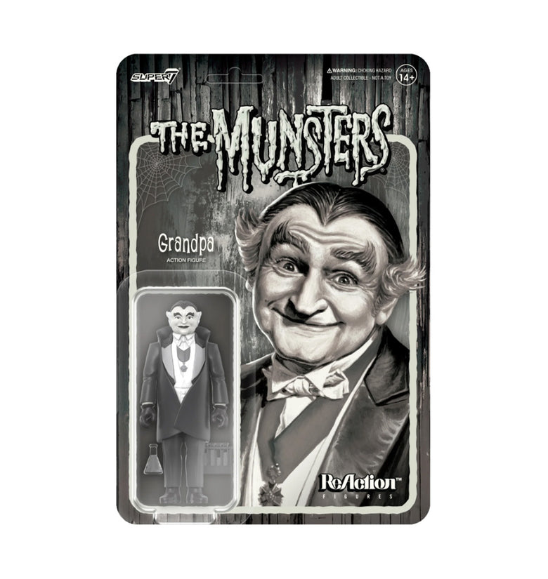 Super 7 - The Munsters - Grandpa (Grayscale)